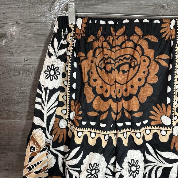 Shein Curve Moth Skort Women’s Size 3XL (18) Floral Lightweight Faux Wrap Nature - Picture 12 of 14